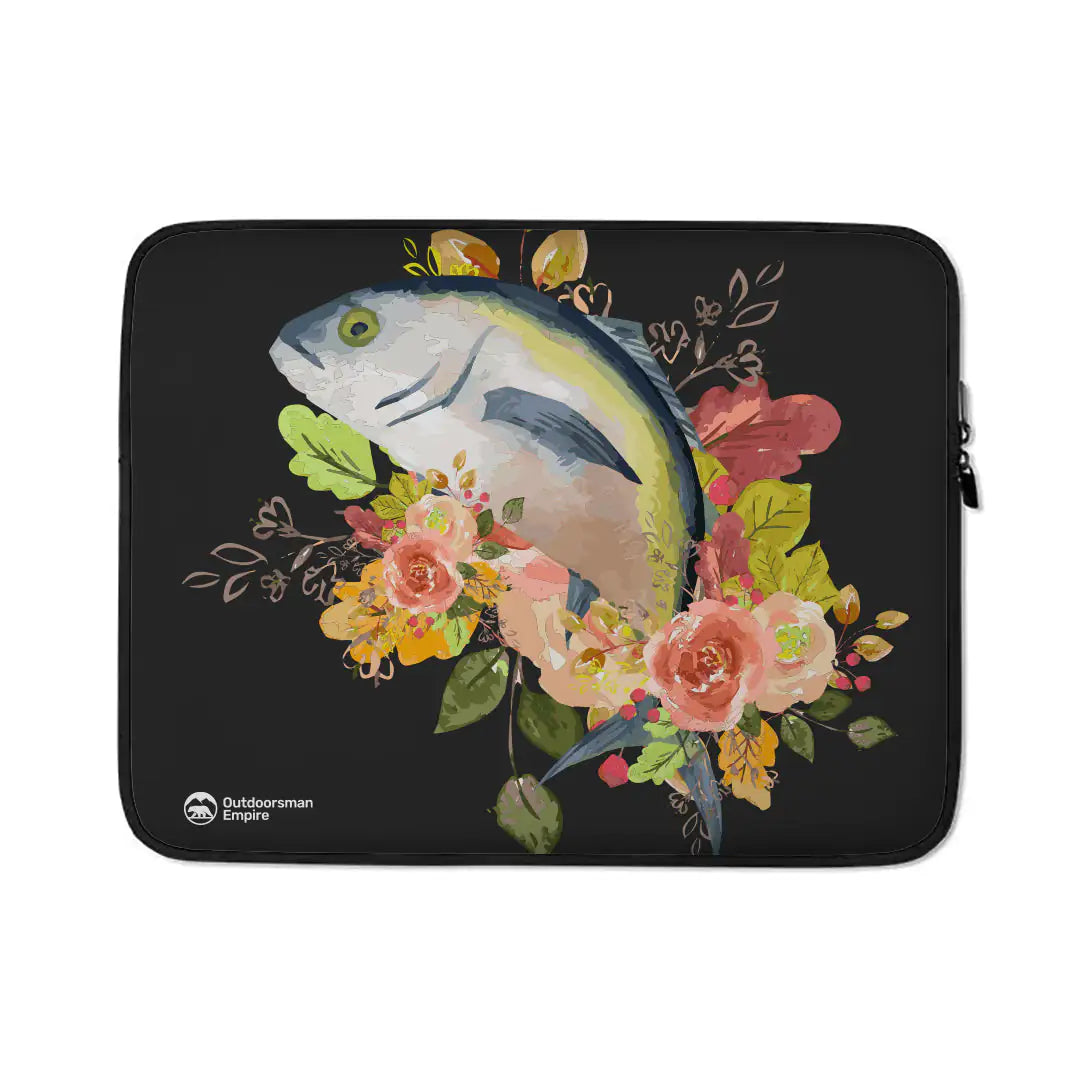 Fishing Flower Laptop Sleeve