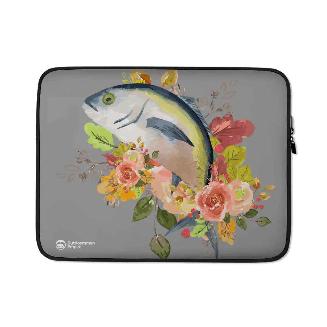 Fishing Flower Laptop Sleeve