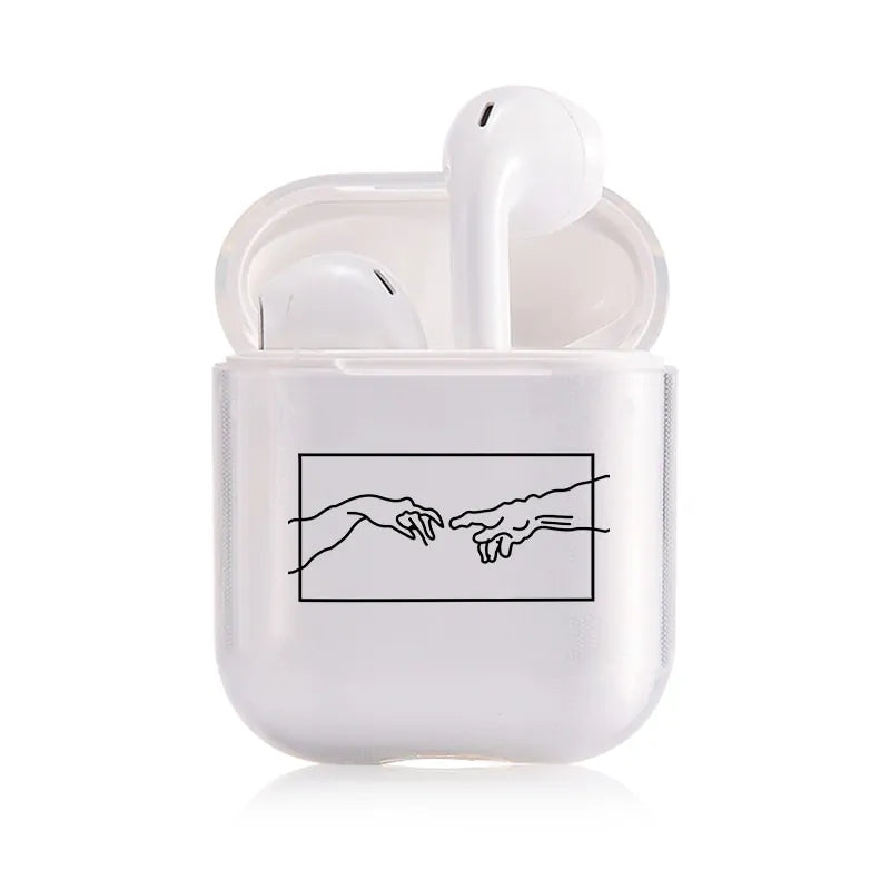 Clear Case For Airpods Art Transparent Case